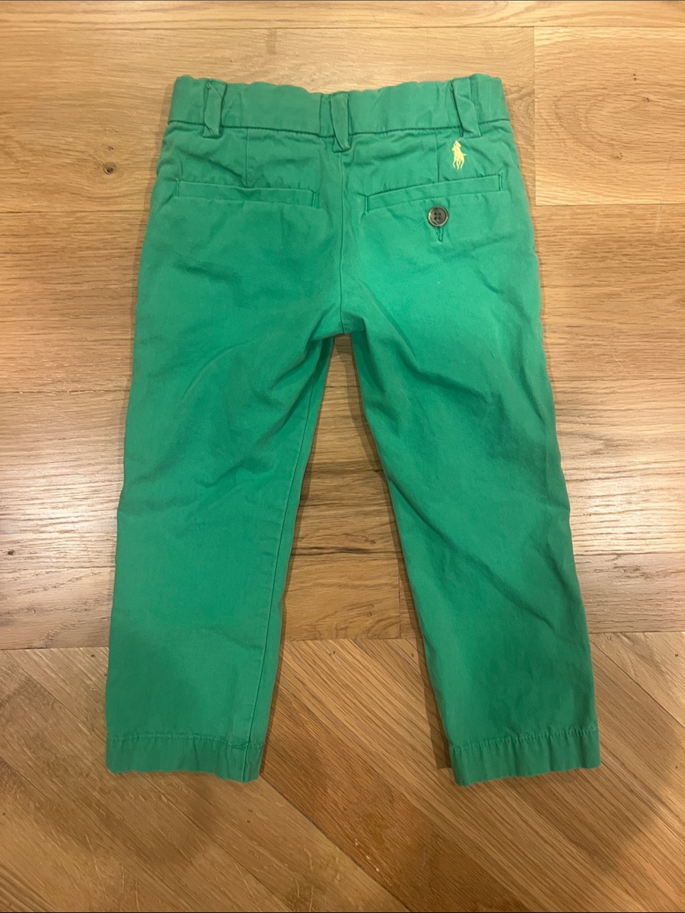 Polo by Ralph Lauren Kids Green Chino Pants - Size 2T - Picture 4 of 5